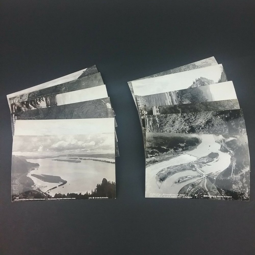 Columbia River Highway Oregon Cross & Dimmitt Photo Postcards Lot of 12 Unposted